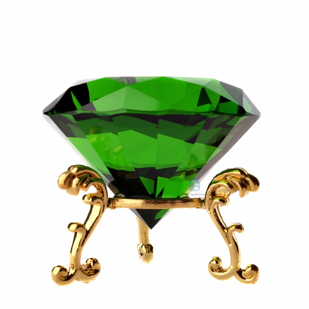 60 мм смешанные цвета сверкающие кристаллы бриллианты пресс папье стекло фэншуй