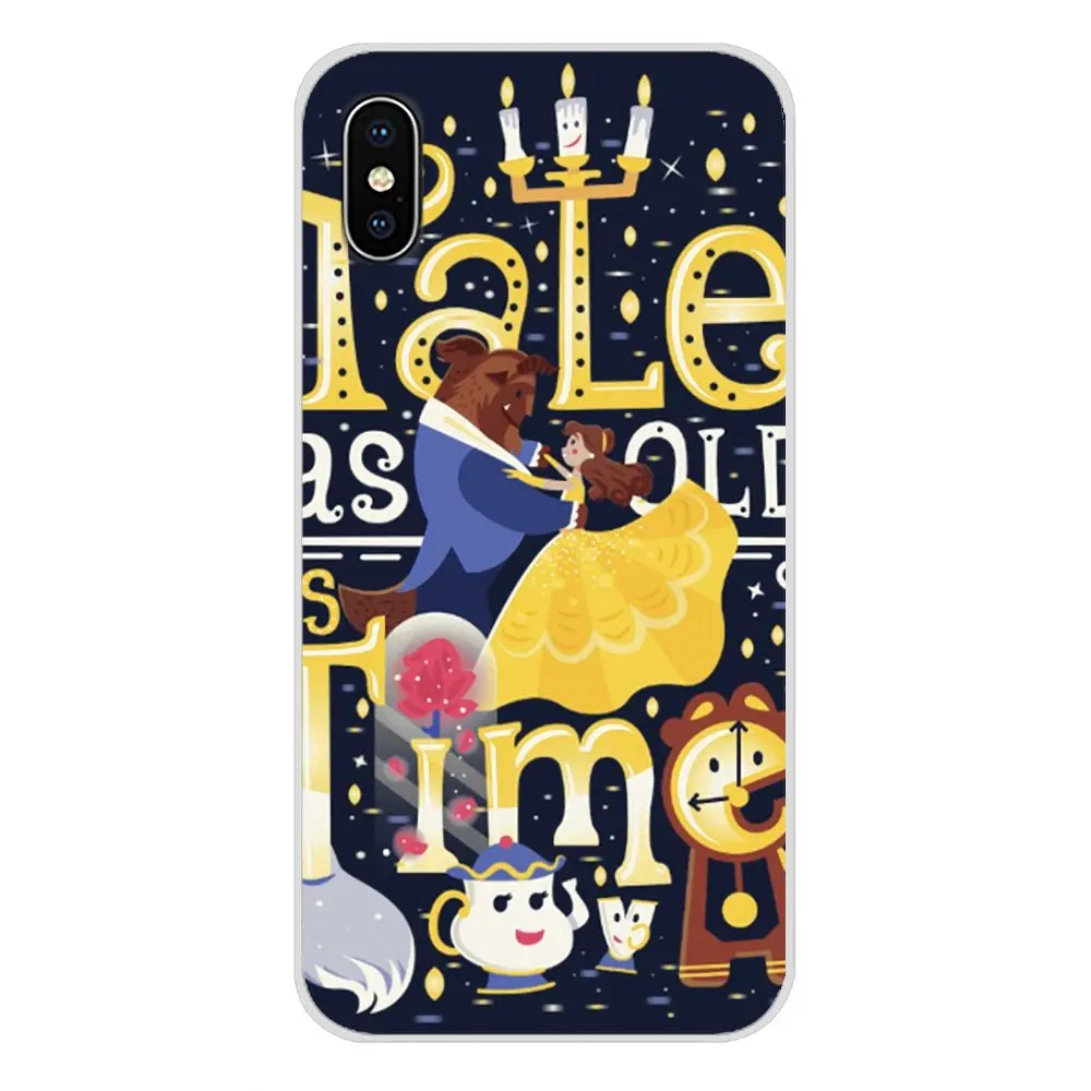 Мягкие прозрачные чехлы для Xiaomi Redmi 4A S2 Note 3 3S 4 4X5 Plus 6 7 6A Pro Pocophone F1 Beautiful Beauty And The