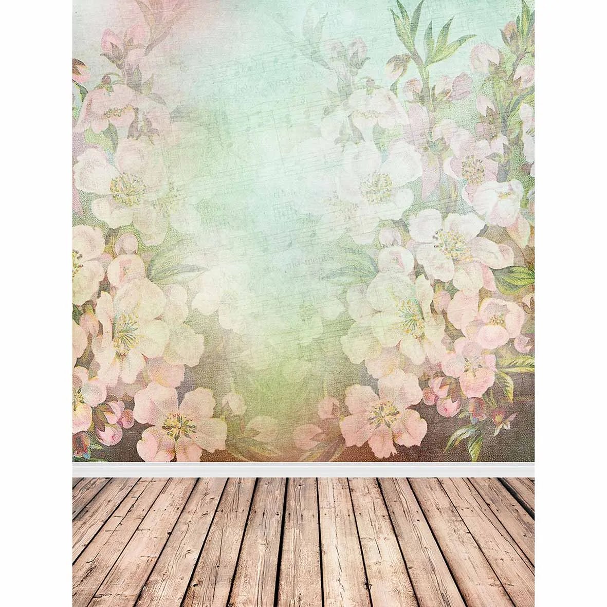 Allenjoy Виниловый фон для фотосъемки цветочные обои мечтательная девушка портрет