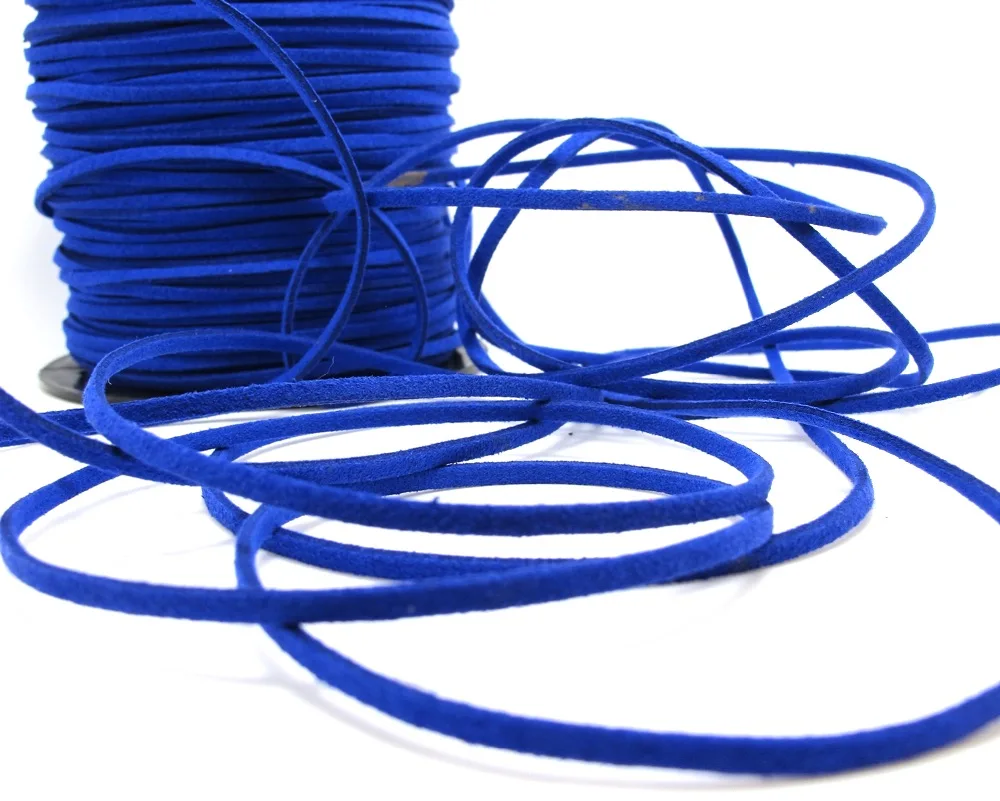 10 ярдов 2 5 мм искусственный замшевый кожаный шнур | Искусственная кожа фурнитура