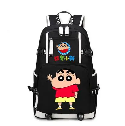 Рюкзак с героями мультфильмов, аниме, Crayon Shin-chan, косплей, st, рюкзак для старшеклассников, студентов, Повседневная унисекс сумка для ноутбука, дорожная сумка