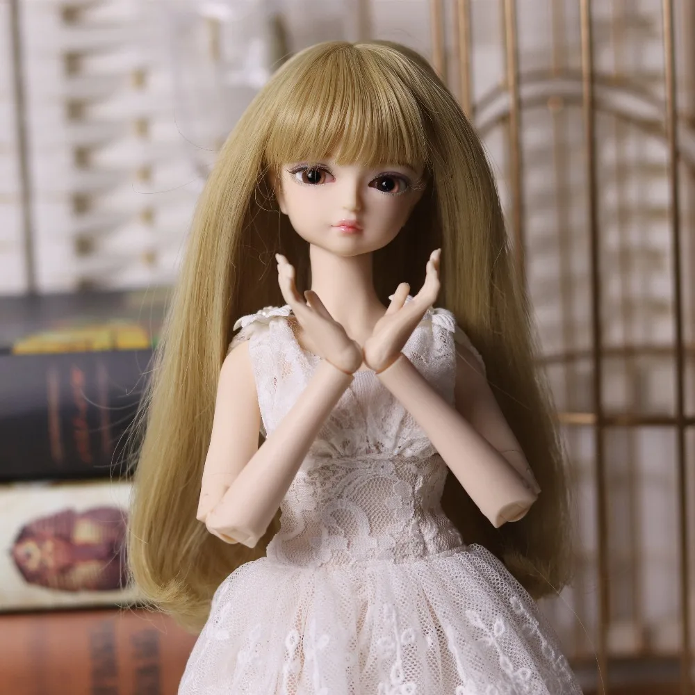 Forturn days только для 1/4 bjd кукла 45 см свадебное платье белый головной убор Леггинсы Леди кружева принцесса костюм одежда