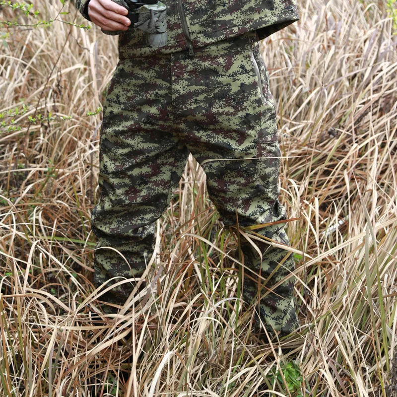 Брюки мужские зимние тактические военные камуфляжные с защитой от ветра и воды