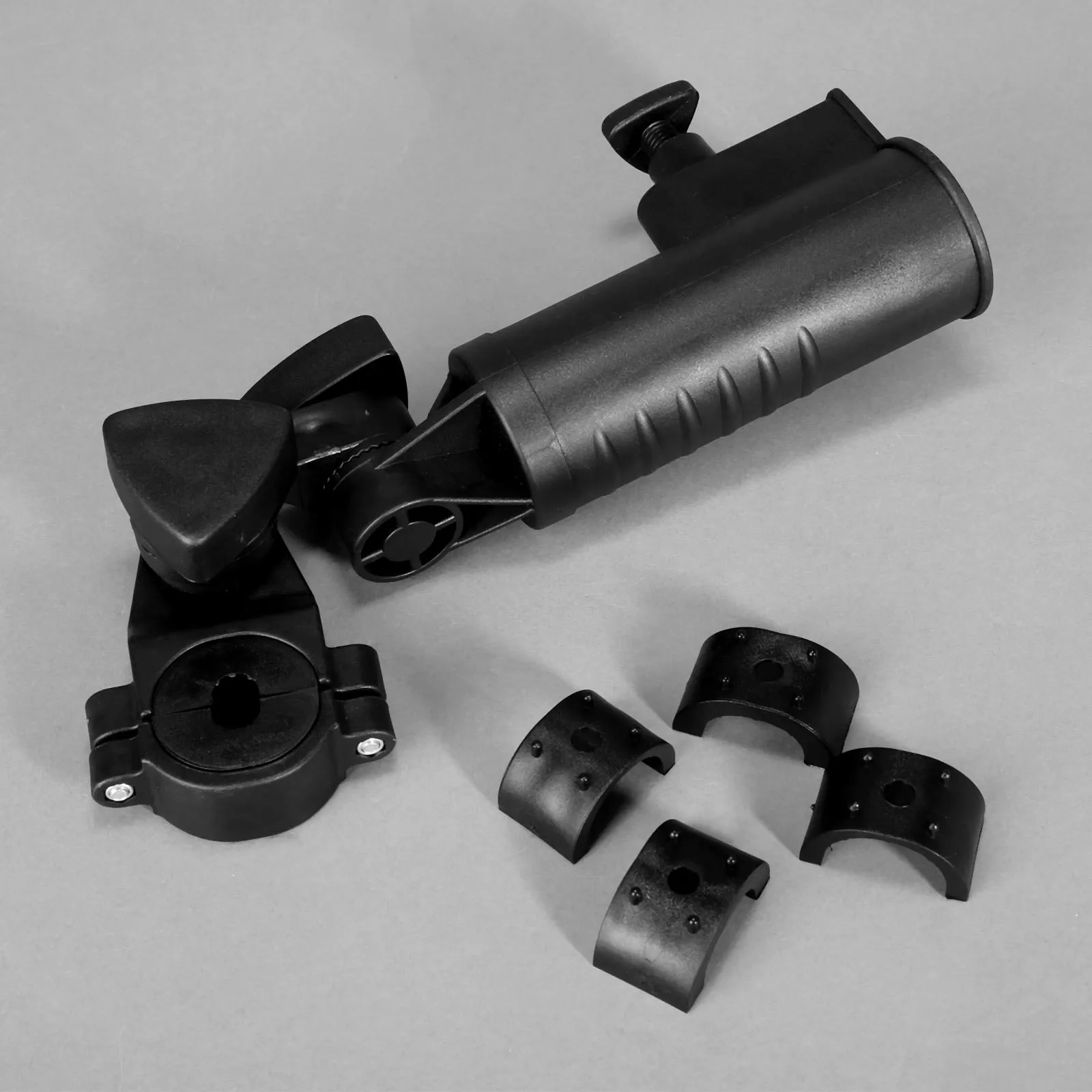 1 комплект Пластик черный Гольф Универсальный держатель зонта Регулируемая