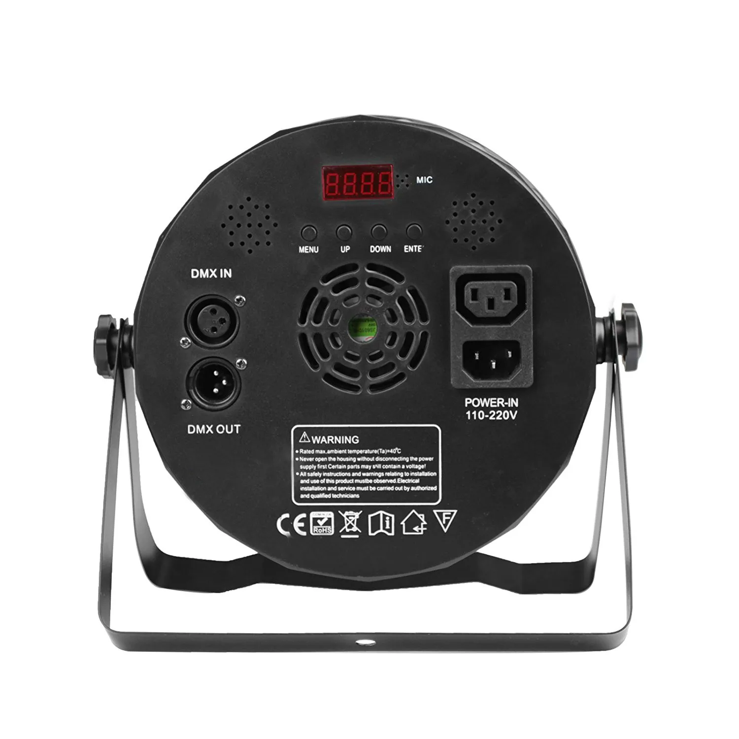 Светодиодный Uplight 10 RGB светодиодный DMX512 PAR сценическое освещение для свадьбы KTV DJ