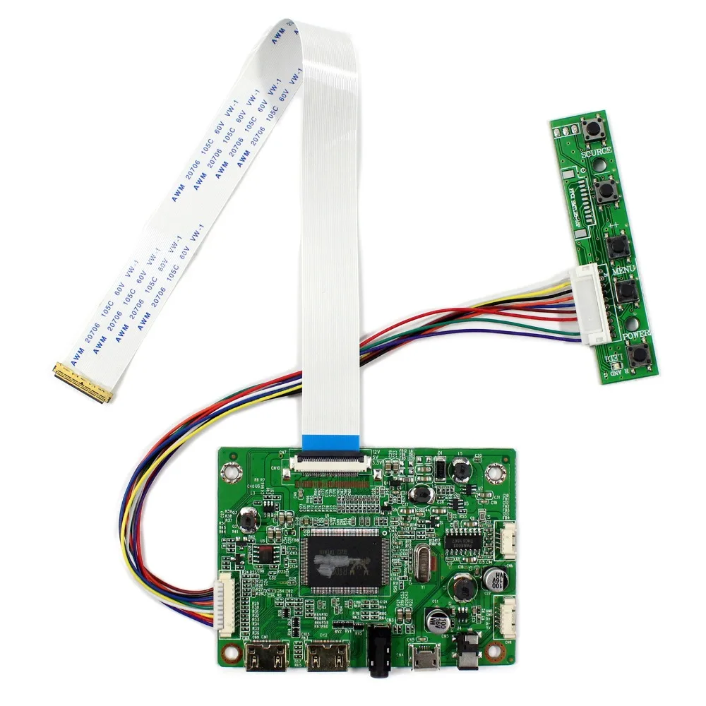 HDMI Mini ЖК дисплей плате контроллера для 1920x1080 11," 13,3" 1" 15,6" P 17," 30 p eDP