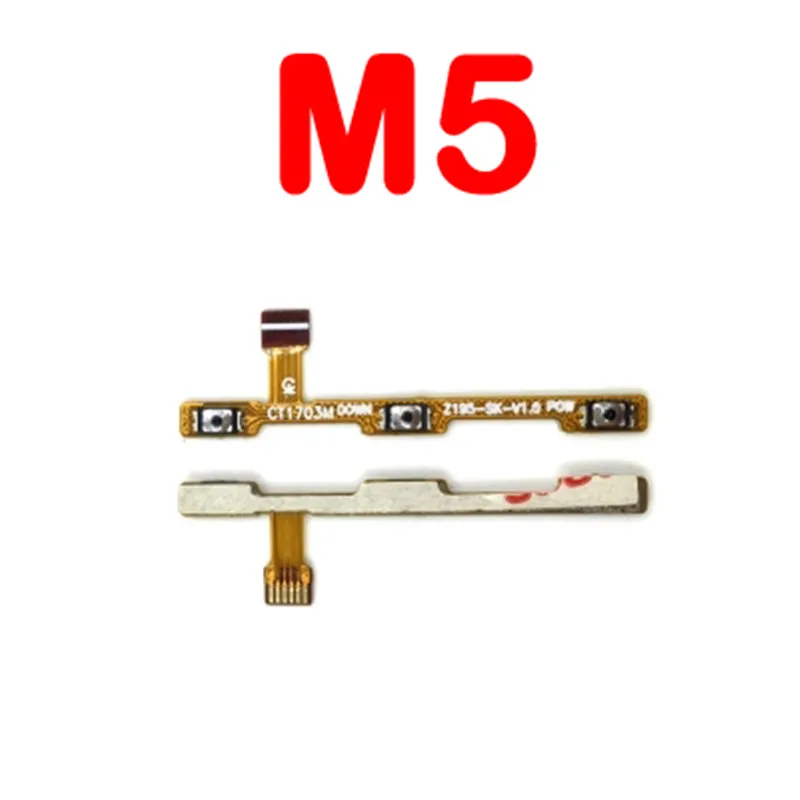 Для Meizu MX4 MX4 Mx6 Mx5 Pro 5 M2 M3 M3S M5 M5S M5C Note M2 Note металлический боковой выключатель питания с кнопкой включения и выключения гибкий кабель