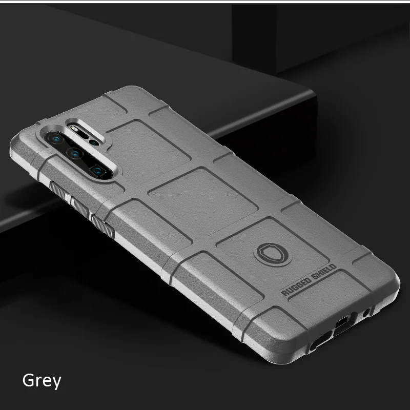 Grey Прочный корпус щит для huawei P30 Pro/P30 Lite Защитник Броня Drop Сопротивление Крышка для P20 Pro Lite - Цвет: Grey