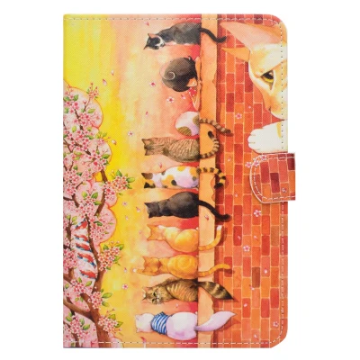 Для iPad 2/3/4, с цветными узорами Smart Cover чехол для iPad 2/3/4 флип чехол A1430 сна/Пробуждение для iPad 2 чехол для iPad 3 - Цвет: Cats