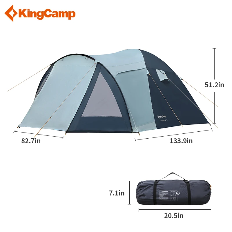 KingCamp кемпинговая палатка 3f ul передач Пляжная палатка 1 2 5 человек lanshan 2 Хиллман Сверхлегкая Палатка палатки для сна Открытый Кемпинг