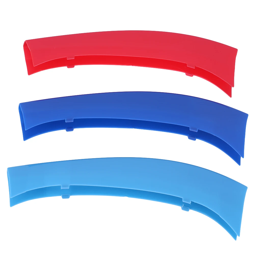 VODOOL 3 шт./компл. трехцветная Автомобильная передняя решетка накладка бампер