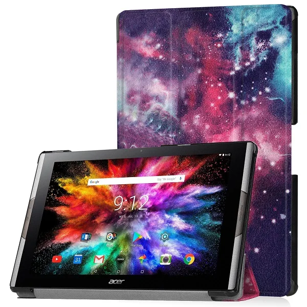 Для acer Iconia Tab 10 A3-A50 One 10 A3-A50 10,1 дюймов планшет ультра тонкий магнитный 3 раза стенд из искусственной кожи защитный чехол - Цвет: Acer A3A50 SY YHX