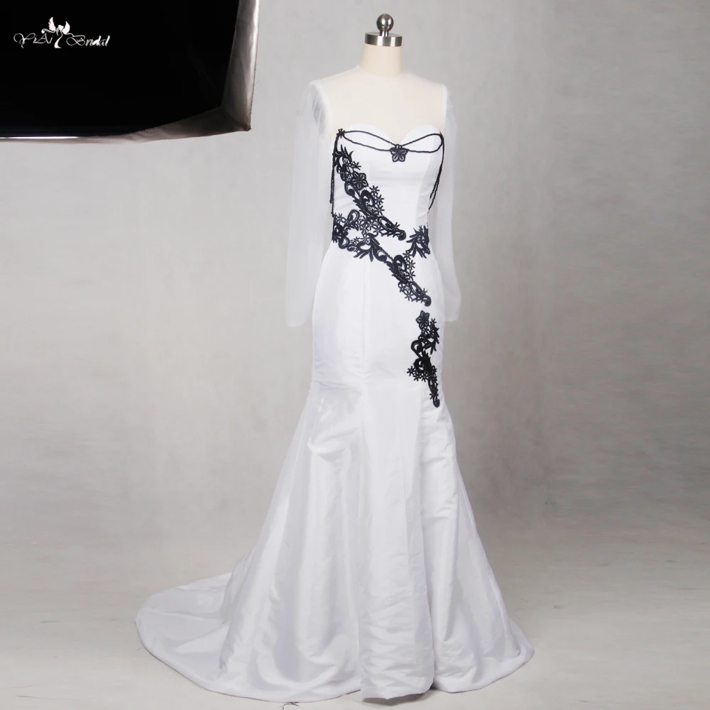 RSE792 кружевное свадебное платье в готическом стиле свадебные платья черного и