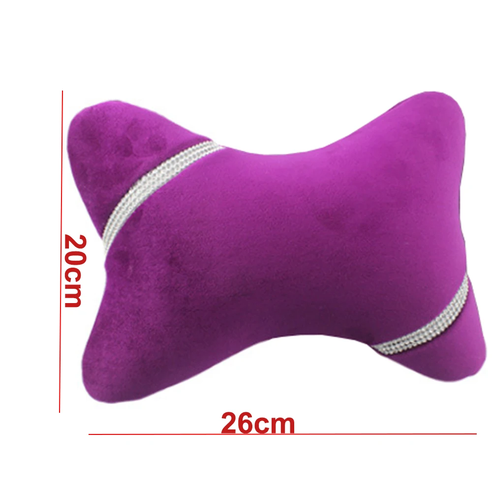 Шикарная шикарная подушка для отдыха на сидении автомобиля блестящая