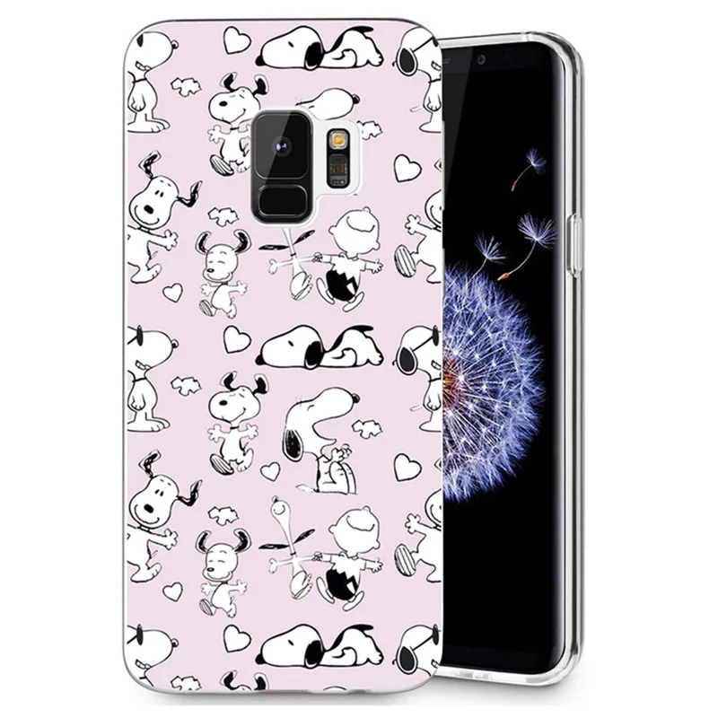 Мягкий чехол для Samsung Galaxy S9 S9Plus S8 Plus S7 edge Note 8 J320 J720 A3 A5 2016 2017 TPU с изображением