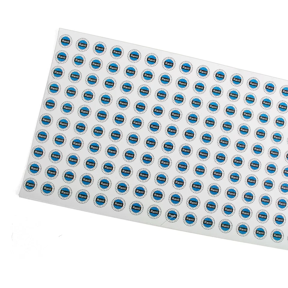 Неустойчивые бумажные наклейки с логотипом на заказ одноразовые гарантийные