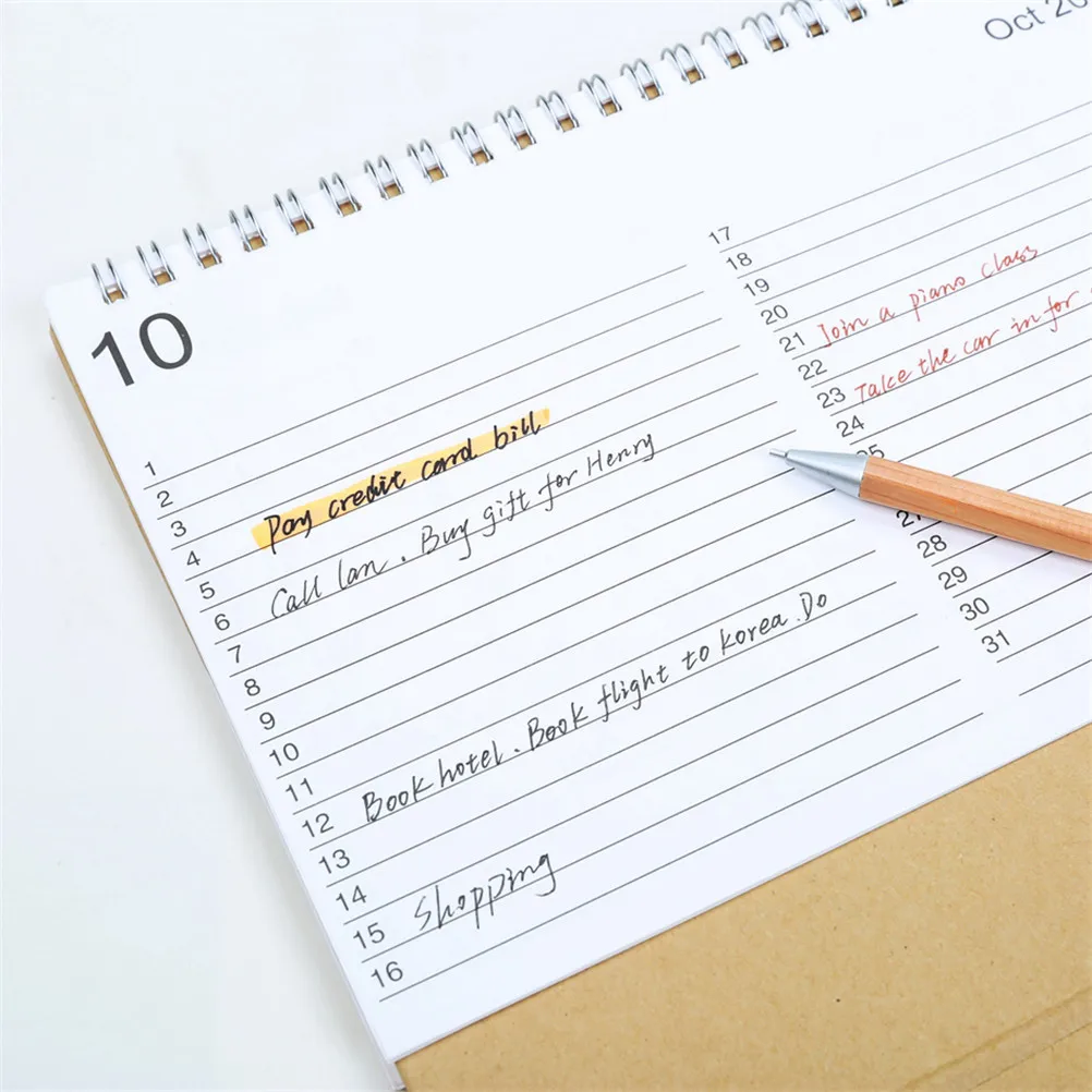 2019 Table Calendar weekly planner Monthly plan To Do List Desk Daily Rainlendar Simple style Desktop | Канцтовары для офиса и