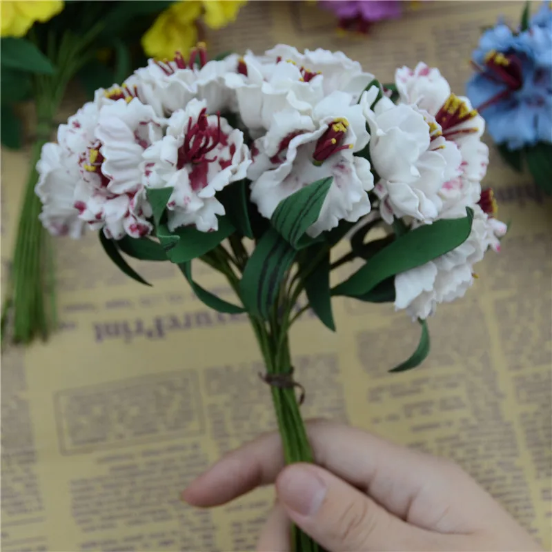 Мини головка из вспененного полиэтилена одноцветная 4 5 см 10 шт./набор|foam flowers|rose