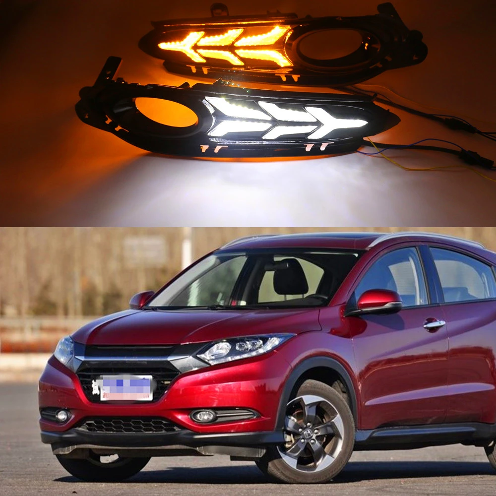 CSGJMY 2 шт. светодиодный для Honda вариабельности сердечного ритма HR V Vezel 2014 2015 2016 2017 2018