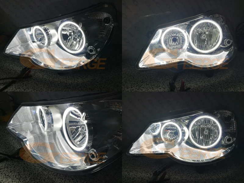 Для Chrysler Sebring 2007 2008 2009 2010 smd led Ангельские глазки комплект отлично Ультра яркое освещение DRL