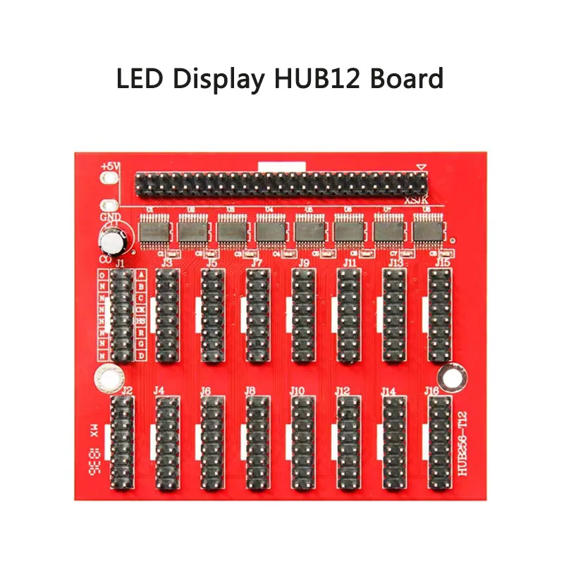 Светодиодный экран hub12 одноцветный светодиодный световой короб контроллер плата