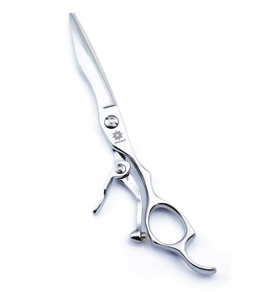 Professional Barber Hair Dry Cutting Shear Scissors 6.0''- Japanese 440C Stainless Steel Straight Edge Hair Salon Scissors - Цвет: cutting no bag