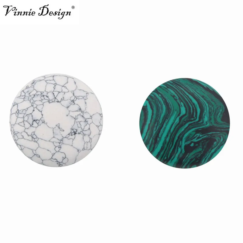 Vinnie Design ювелирное изделие 33 мм диск для монет из натурального камня держатель