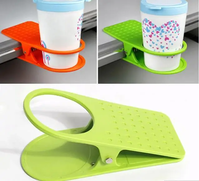 2016 Новинка Офис напиток Пластик чашки Кофе Настольный держатель зажим подставка