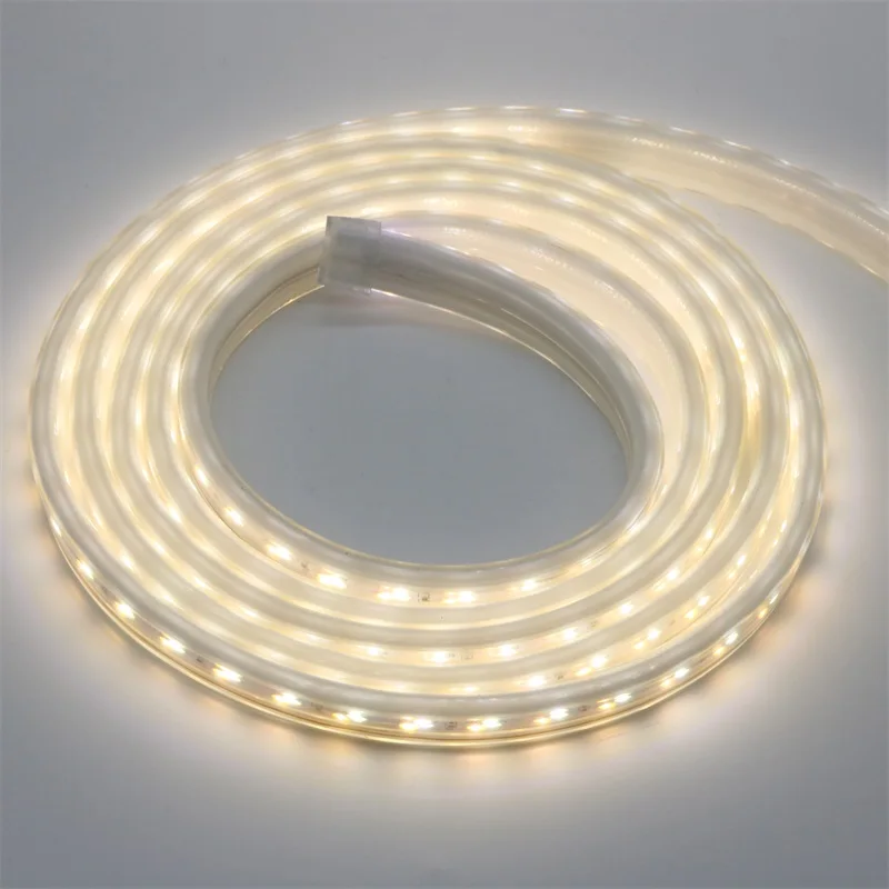 SZYOUMY 1/2/3/4/5 м/лот 120 светодиодов/м 220 В SMD 5730/5630 Светодиодная лента белая и теплая