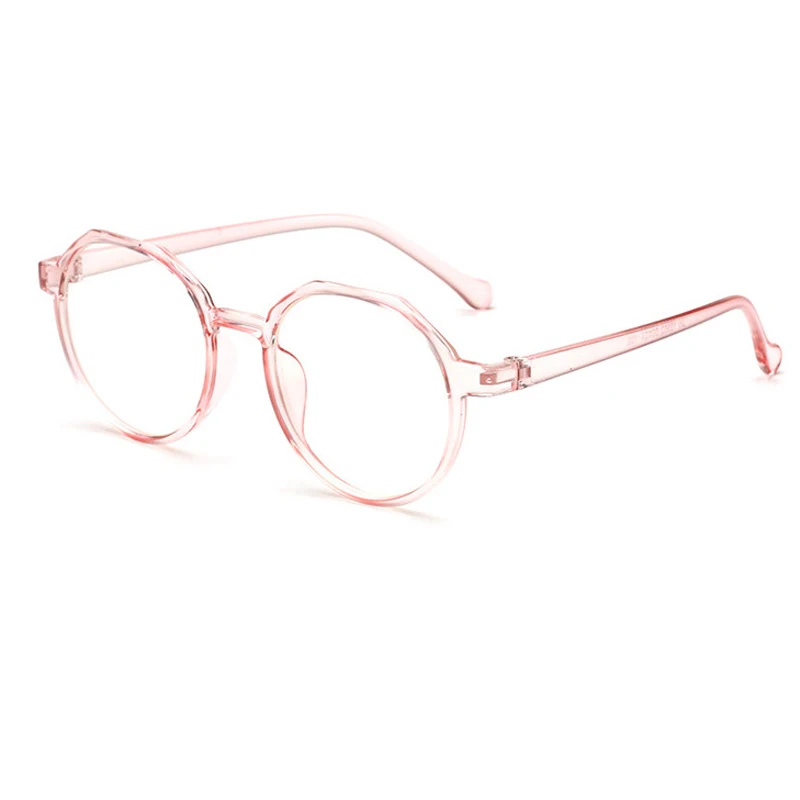 

Retro decoration Transparent color Eyeglasses Frames Men Women Optical Plain Mirror Eye Glasses Frame for Myopia Glasses 5 color