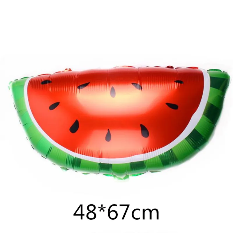 

Cartoon hat Large Fruit Strawberry Pineapple Watermelon Foil balloons Birthday Summer Party Helium Decor kids toy Gift Supplies