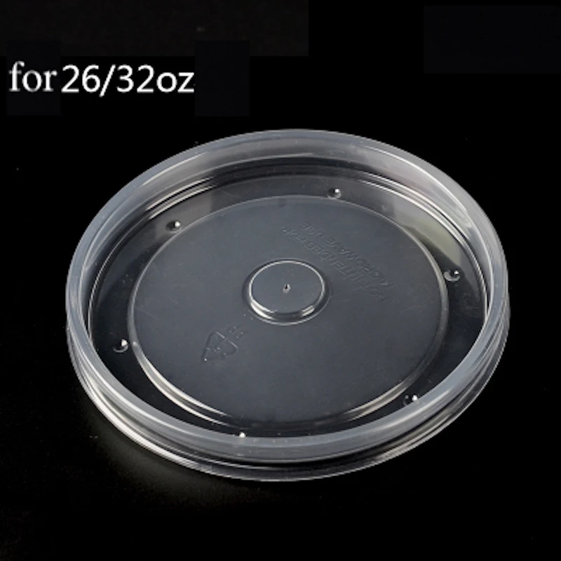 

500x 26oz 32oz Cup's PP Lids Food Grade Transparent