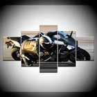 2015 YZF-R1 Мотоциклы 5 шт. HD обои граффити Печать на холсте современный плакат модульная живопись для Гостиная домашний декор