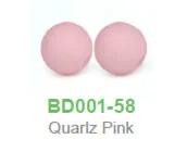 Quartz Pink Chenkai 100 шт 9 мм силиконовые бусины для зубов DIY детская погремушка-прорезатель для зубов подвеска пустышка сенсорные ювелирные изделия игрушка для изготовления бусин - Цвет: Quartz Pink