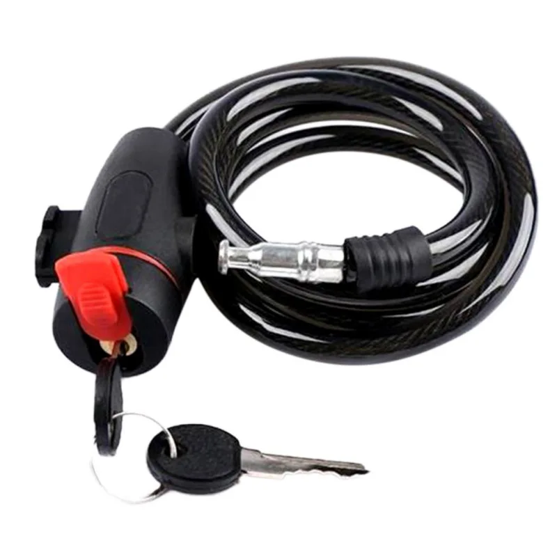 Уличная велосипедная цепь для велосипеда замок с проволочным кольцом