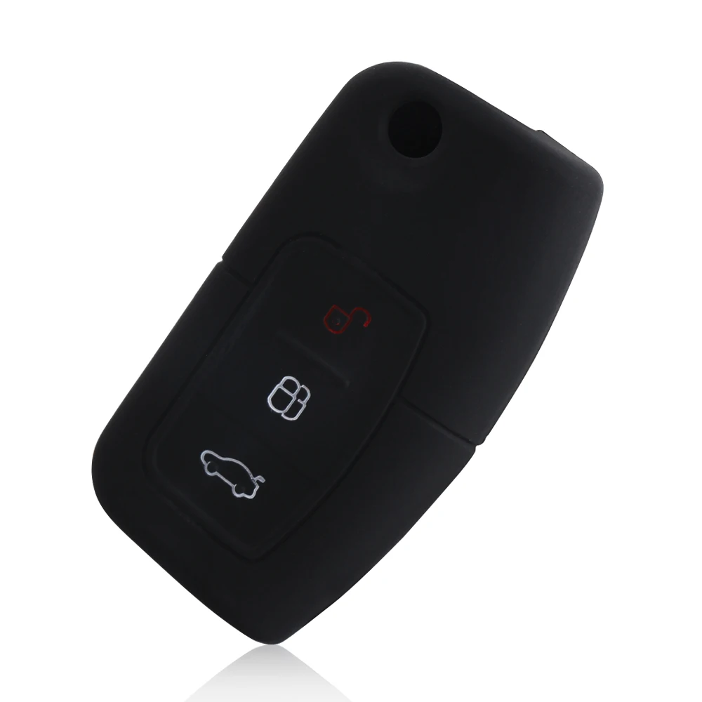 Силиконовый чехол для ключа дистанционного управления защитный Ford Fiesta Focus 2 Ecosport
