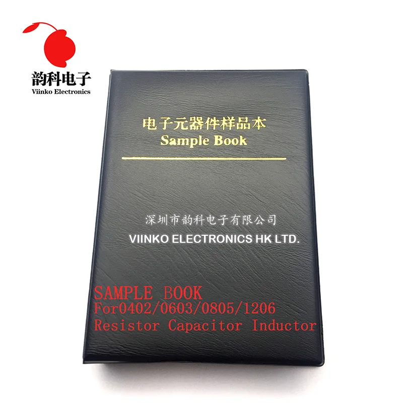 1206 1% SMD Resistor Sample Book 1/4W 0R-10M 170valuesX50pcs=8500pcs Kit 0R~10M | Электронные компоненты и