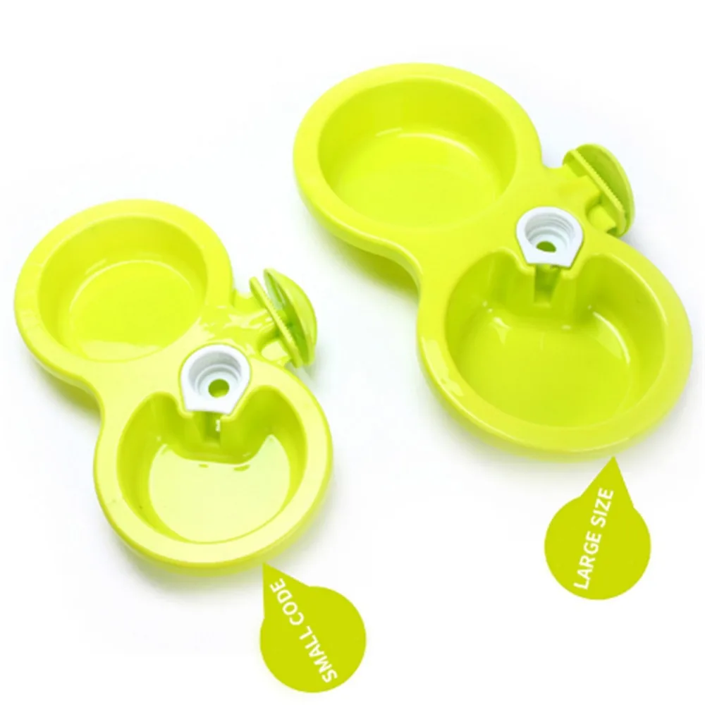 2019 Plastic Pet Dogs Cats Hanging Dish Bowls Feeder For Cage Feeding Watering Non-toxic Material Big Dog Bowl Water Dispenser | Дом и сад