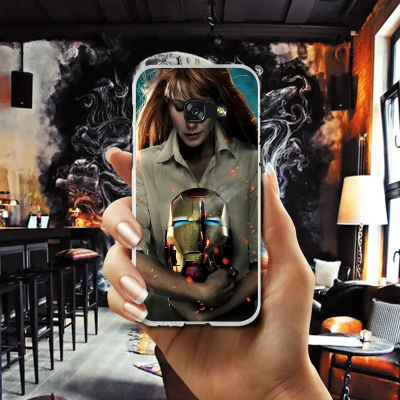 Iron Man Marvel Avengers Phone Case Slim Soft TPU for Samsung Galaxy S2 S3 S4 S5 Mini S6 S7 S8 S9 S10 Edge Plus Lite Note 5 8 |