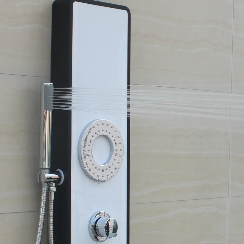 New Acrylic shower panel with rainfall &amp Jets Hand Shower Tower Column PS6301 | Обустройство дома
