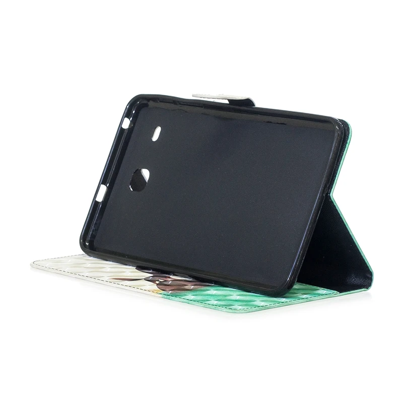 СПС Coque Samsung Galaxy Tab E 8 0 SM-T377 кожаный чехол с откидной крышкой отделением портмоне