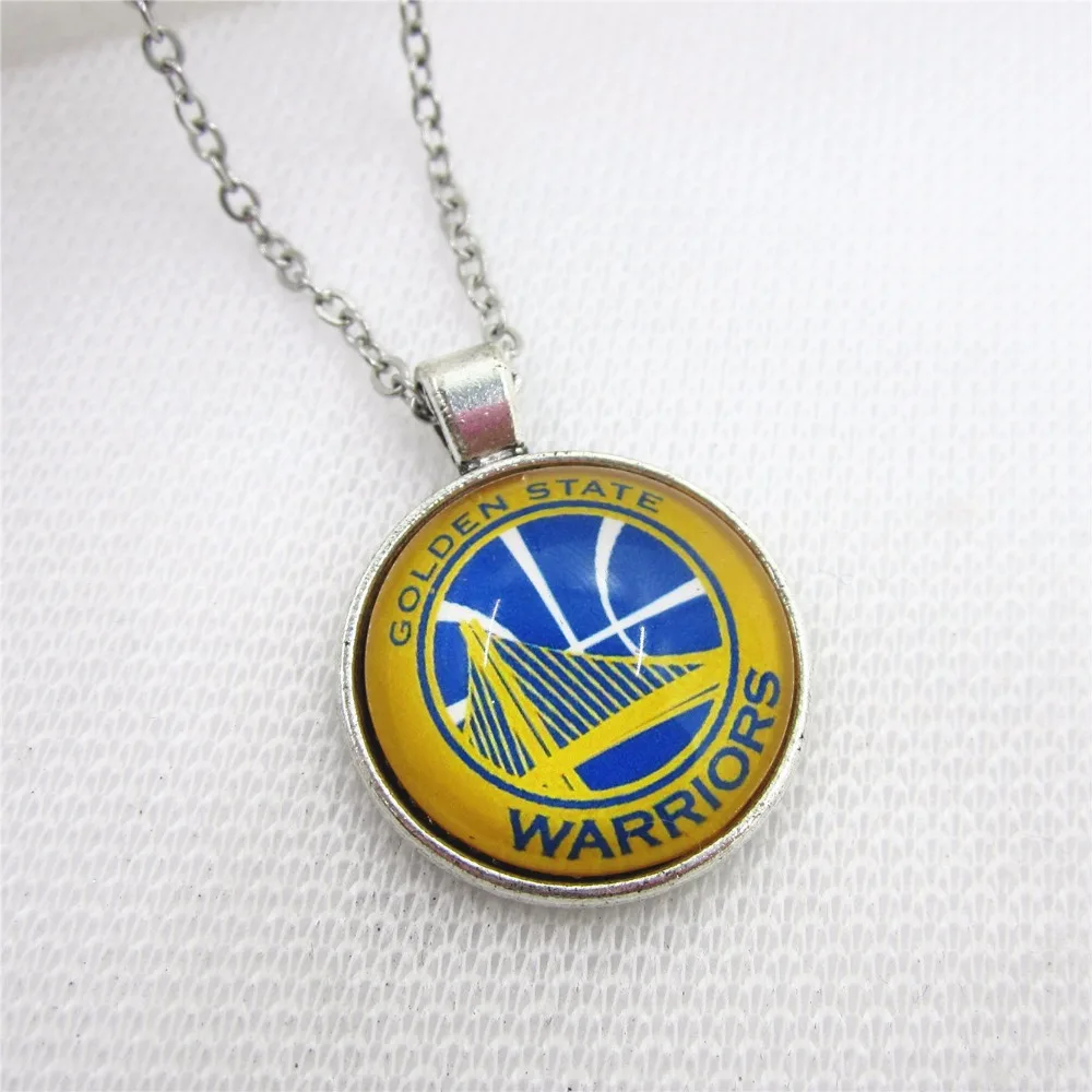 10 шт./лот круглые баскетбольные воины ожерелье ювелирные изделия Подвески с 50 см