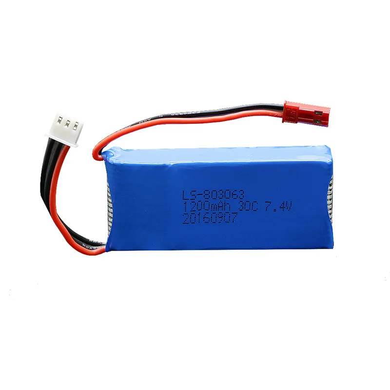 3 шт. аккумулятор Lipo 7 4 в 1200 мАч за V333 YiZhan Tarantula X6 WLTOYS V262 RC вертолет Quadcopter Drone Parte X101 |
