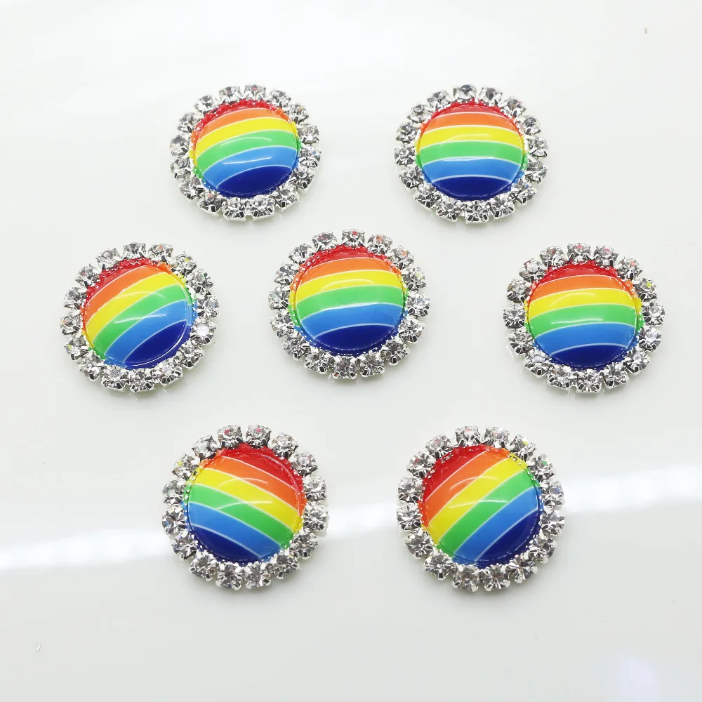 Оригинальные Акриловые стразы на кнопках для волос 10 шт. аксессуары свадьбы