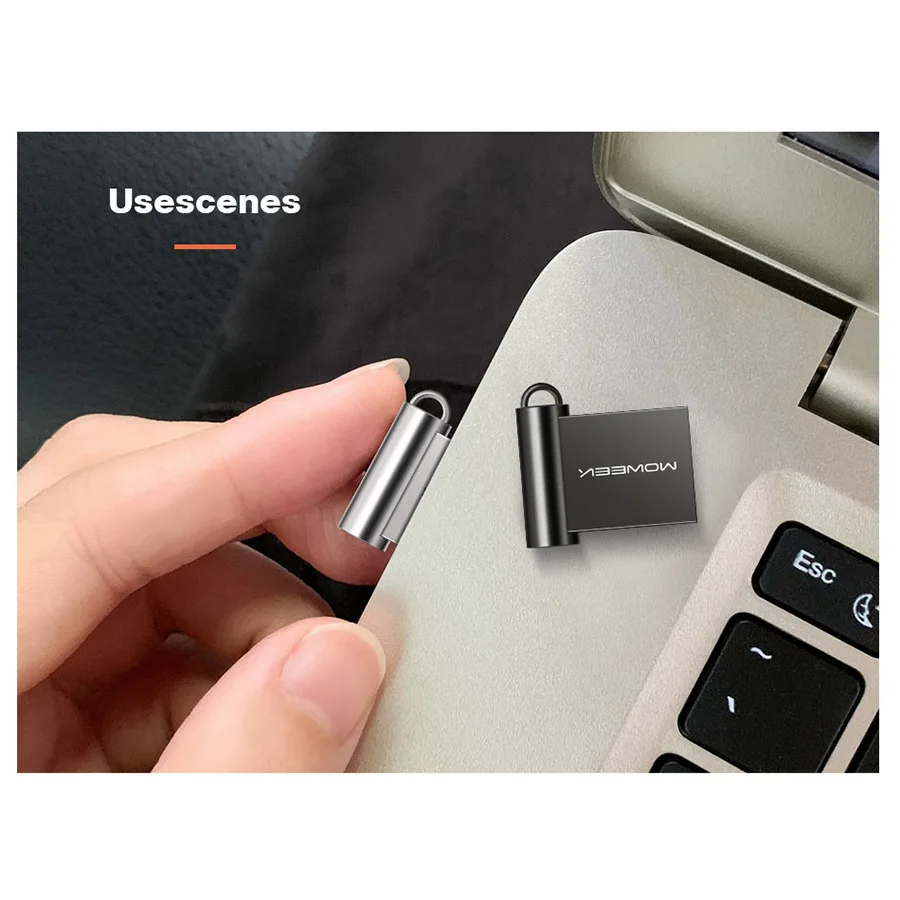 Moweek супер мини металлический usb флэш накопитель 64 ГБ 32 16 8 4 флеш портативный 128 2 0