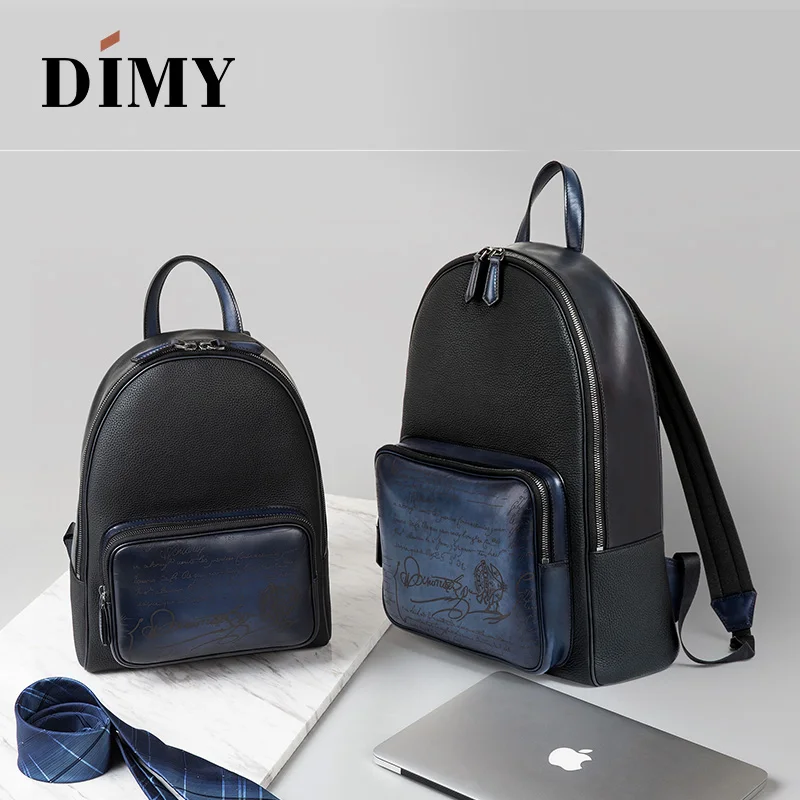 DIMY 2018 новые модные мужские рюкзаки ручной работы однотонные Школьные Сумки из