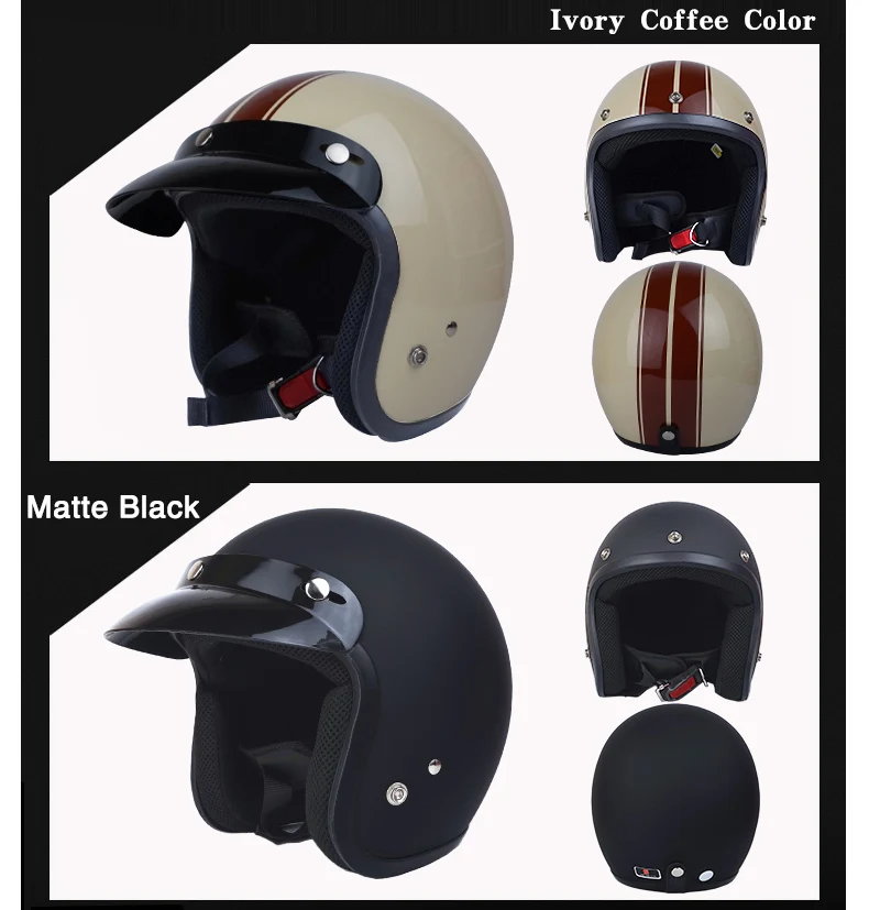 Лидер продаж capacete cascos винтажный мотоциклетный rcycle шлем для мужчин и женщин мотороллер шлемы пилот с открытым лицом vespa шлем para moto