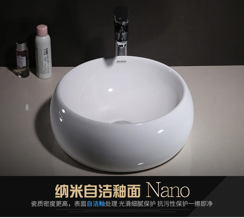 Настоящая раковина умывальник новая распродажа Rideau De Douche душевая занавеска керамический смеситель для ванной круговой художественный сценический умывальник сантехника