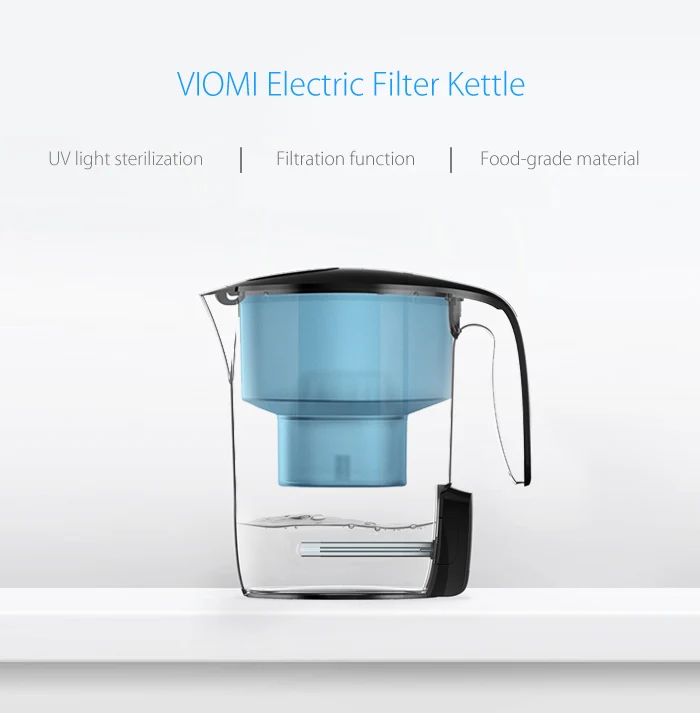 01 VIOMI mh1z-a 3.5L Электрический фильтр для воды чайник очистка воды уф стерилизация фильтрация пищевой материал