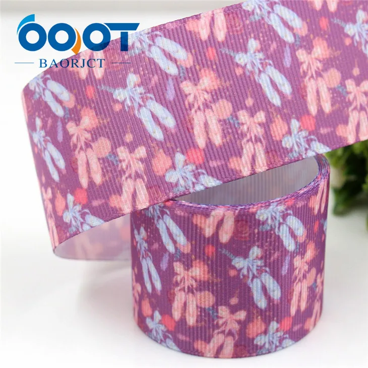 G-18716-619 OOOT BAORJCT G-18716-611 38 мм 10 ярдов мультфильм ленты тепловой передачи печатных grosgrain Свадебные аксессуары DIY материал - Цвет: G-18716-619
